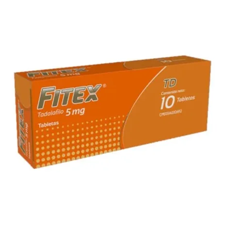 FITEX 5MG X 10 TAB (TADALAFINO) FARMA