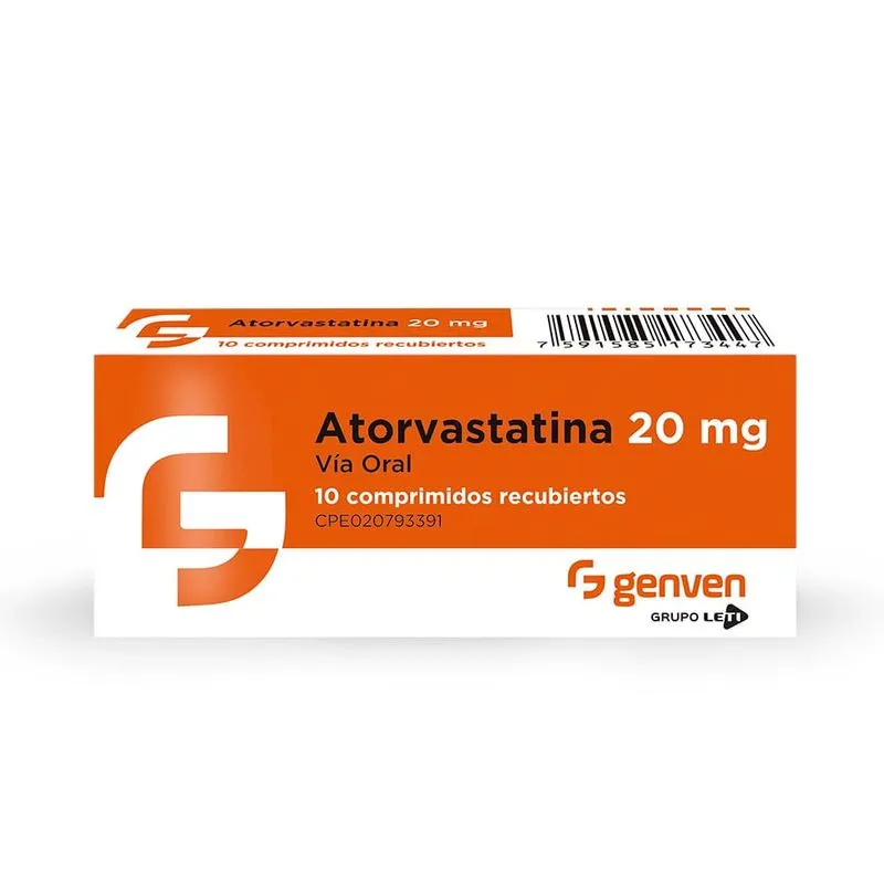 ATORVASTATINA 20 MG  X 14 COMP SPEFAR