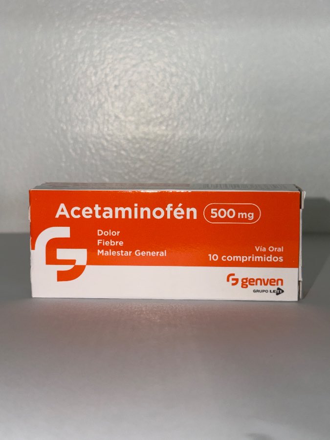 ACETAMINOFEN 500 MG X 10 TAB GENVEN