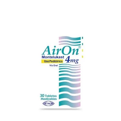 AIRON 4 MG X 30 TAB MASTICABLES PEDIATRICO