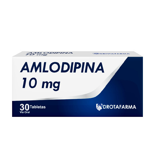 AMLODIPINA 10MG X 30 TABLETAS DROTAFARMA