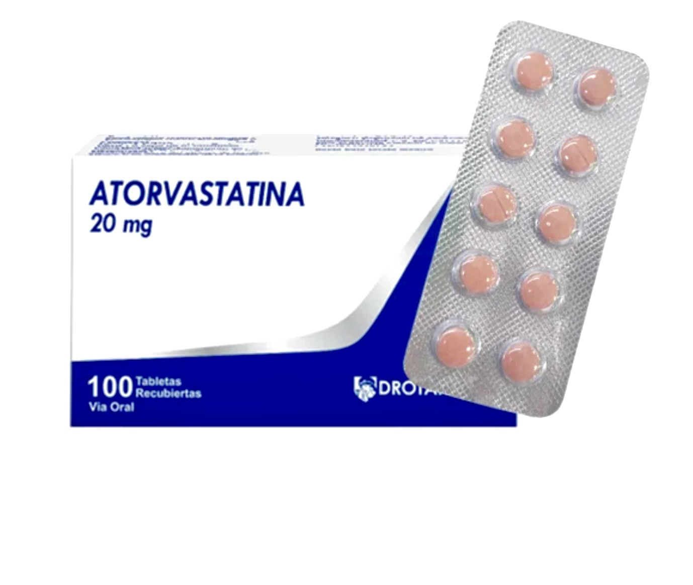 ATORVASTATINA 20MG X 10 TAB DROTAFARMA