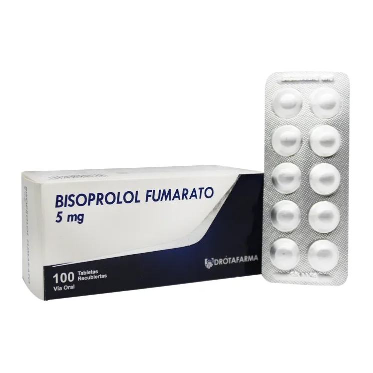 BISOPROLOL FUMARATO 5MG X 10 DROTAFARMA
