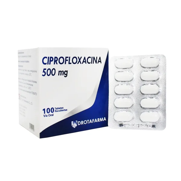 CIPROFLOXACINA 500MG X 10 TAB DROTAFARMA