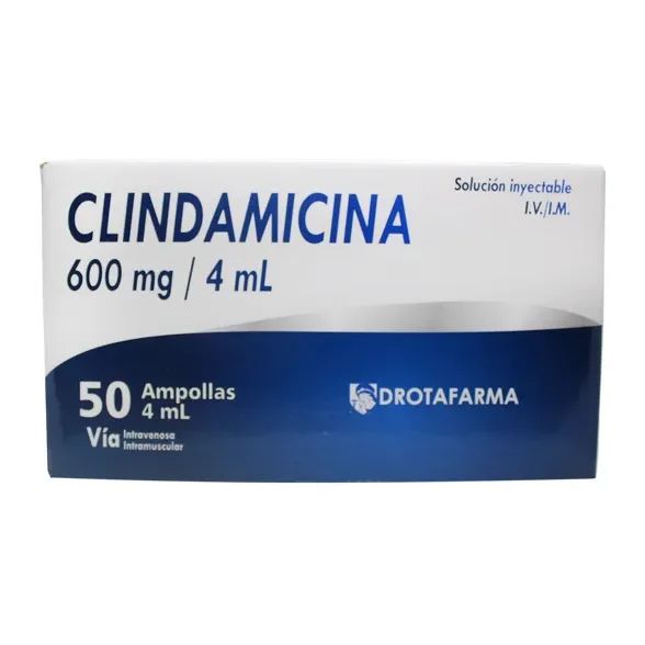 CLINDAMICINA 600 MG / 4 ML AMPOLLA DROTAFARMA