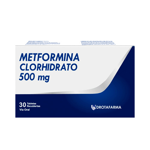 METFORMINA 500MG CAJA X 30 TAB DROTAFARMA