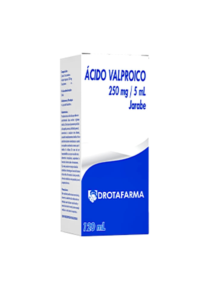 ACIDO VALPROICO 250MG/5ML JBE X 120ML DROTAFARMA