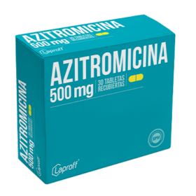 Azitromicina 500 mg x 30 Tabletas Recubiertas